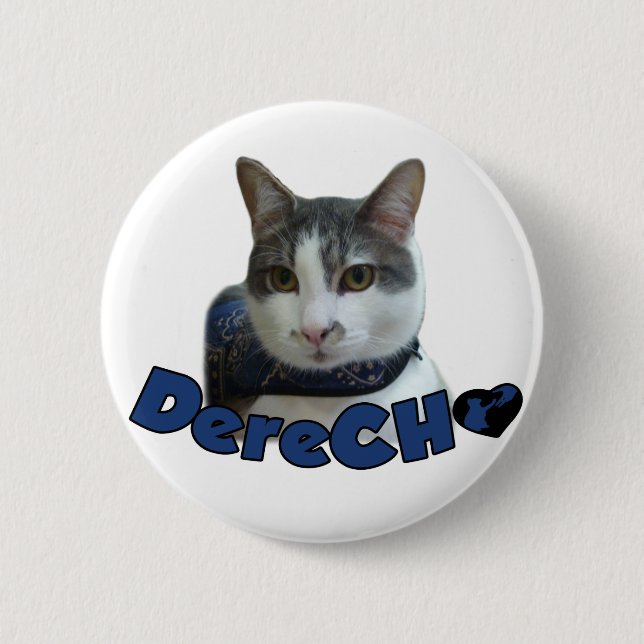 Derecho Knopf Button (Vorderseite)