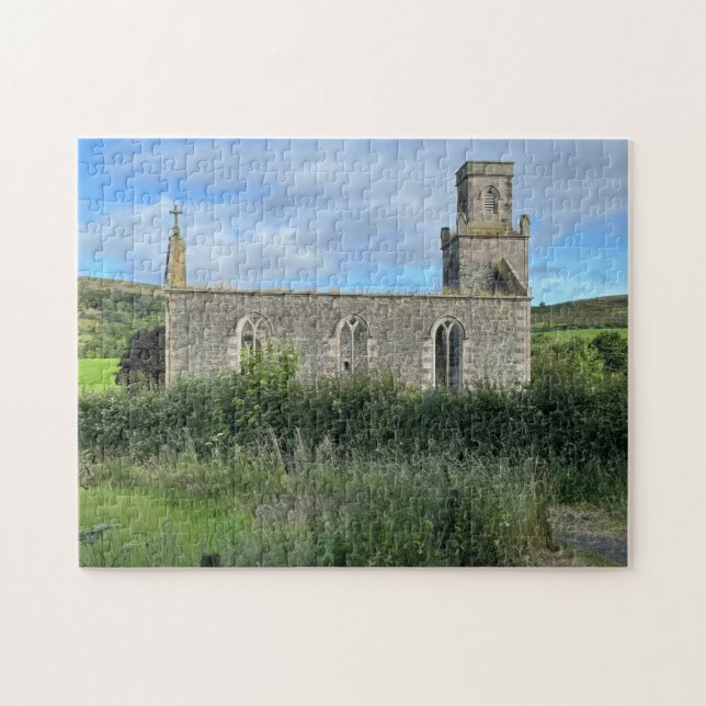 Derelict St Colmac Church Isle of Bute Scotland (Horizontal)