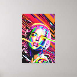 Derezzed Futures - Ken Gage Art Leinwanddruck