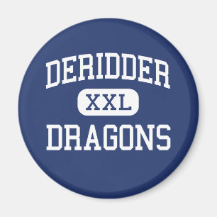 DeRidder - Drachen - hoch - DeRidder Louisiana Magnet