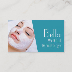 Dermatologe für klare Haut Gesichtsmassage Spa Visitenkarte