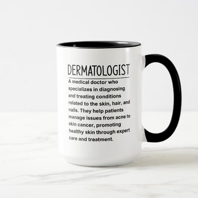 Dermatologe Tasse (Rechts)