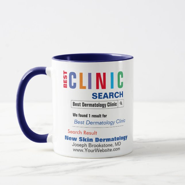 Dermatologen-Geschenk Tasse (Links)