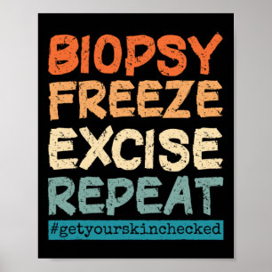 Dermatologie Nurse Biopsy Freeze Exekution wiederh Poster