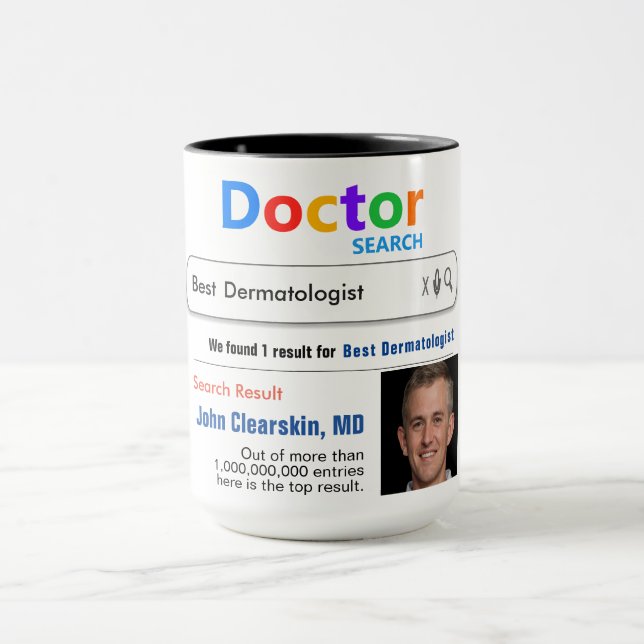 Dermatologin Funny Gift Tasse (Zentrum)