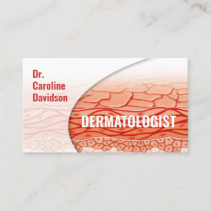 Dermatologin - Skin Layer Business Card Terminkarte