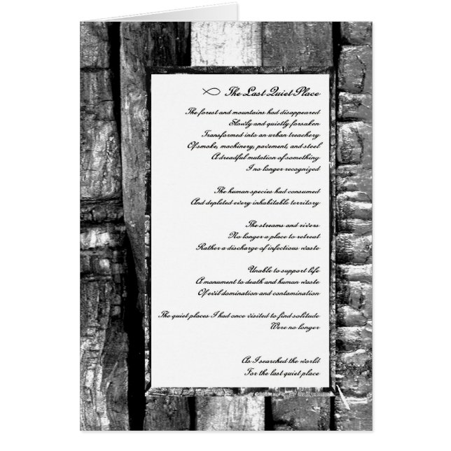 Dernier endroit calme (Devant)