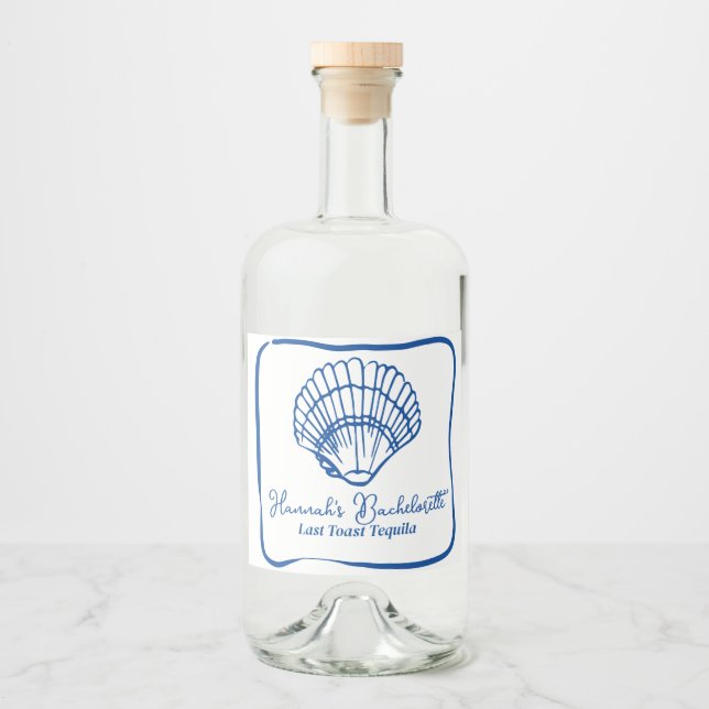 Dernier Étiquette de boisson pour toast (Devant)