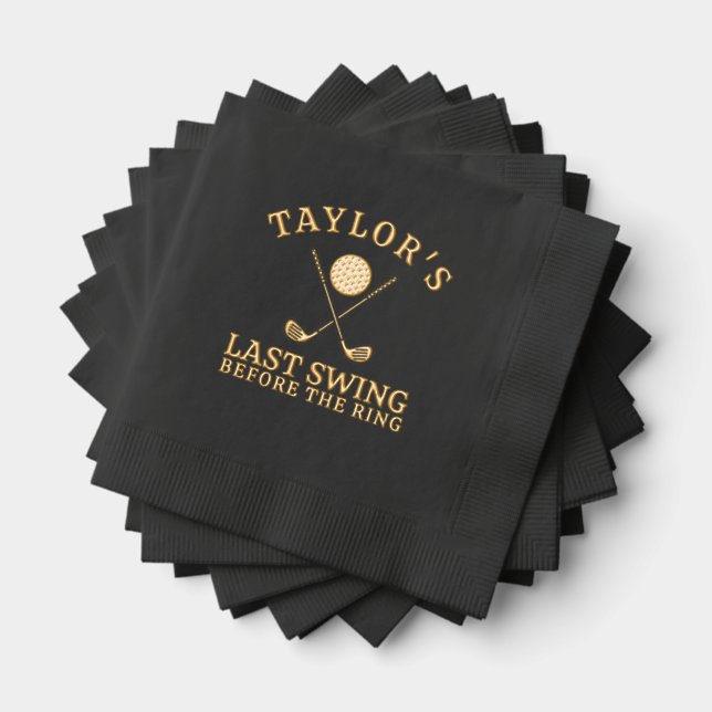 Dernier Swing Avant Le Bachelor De Golf Ring (Insitu (empilé))