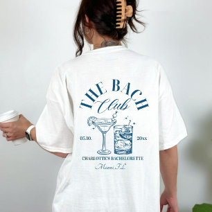Dernier toast sur la côte t-shirt de la fête de ba