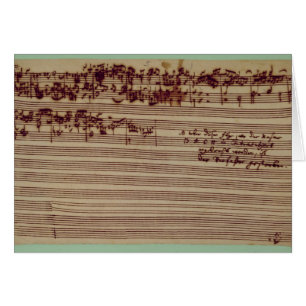 Dernière page de l'art de la fugue, 1740s