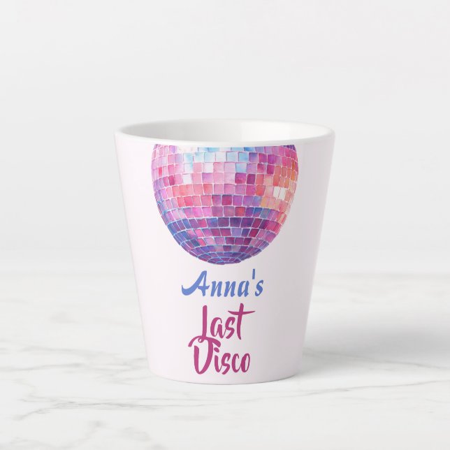 Dernière soirée disco entre filles | Mug à latte (Devant)