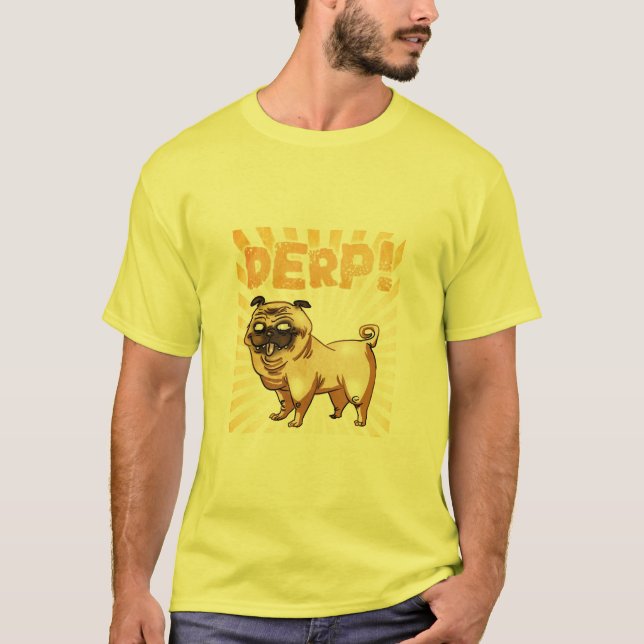 Derp Hund T-Shirt (Vorderseite)
