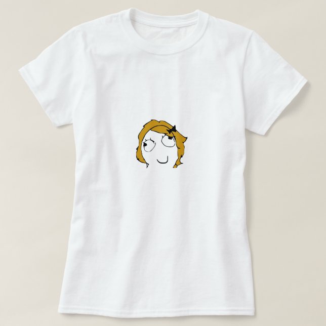 Derpina Face Meme T-Shirt (Design vorne)