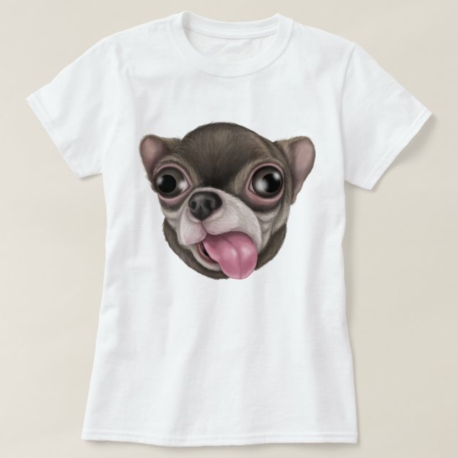 Derpy Chihuahua T-Shirt (Design vorne)