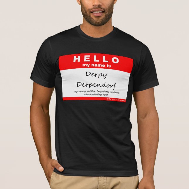 Derpy Derpendorf T-Shirt (Vorderseite)
