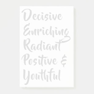 DERPY - Ein Lebensstil. Post-it Klebezettel