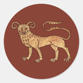 Derpy Manticore Runder Aufkleber