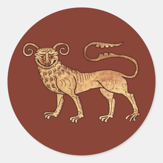 Derpy Manticore Runder Aufkleber (Vorderseite)