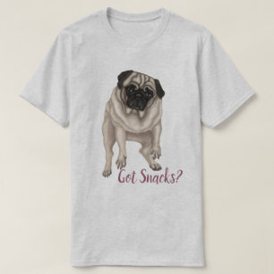 Derpy Mops - Got Snacks? T-Shirt