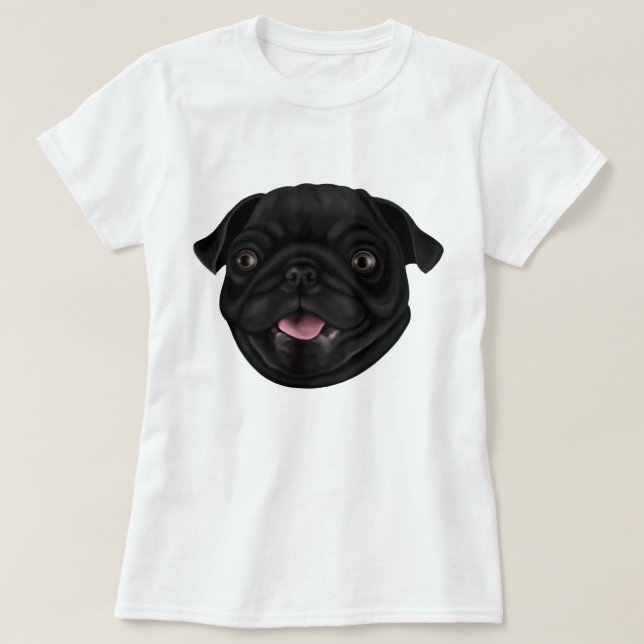 Derpy Mops T-Shirt (Design vorne)