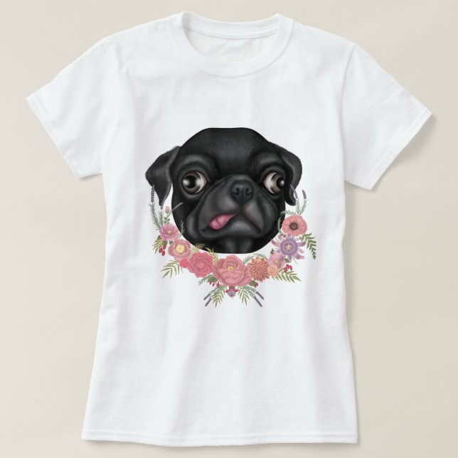 Derpy Pug T-Shirt (Design vorne)