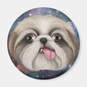 Derpy Shih Tzu Magnet
