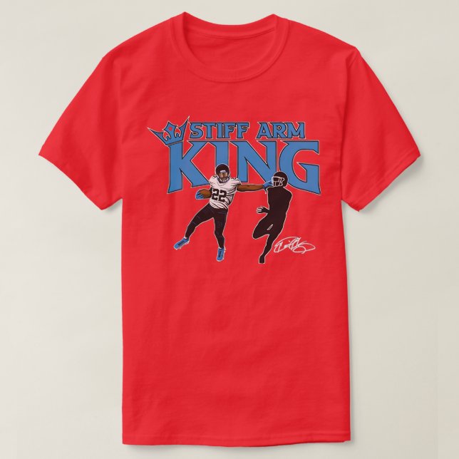 Derrick Henry Stiff Arm King TShirt (Design devant)