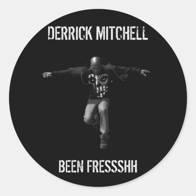 Derrick Mitchell Fressshh Stickers (Vorderseite)