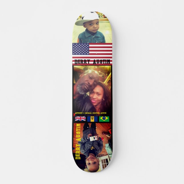 DERRY  AUSTIN  7 3/4" Skateboard Deck (Vorne)