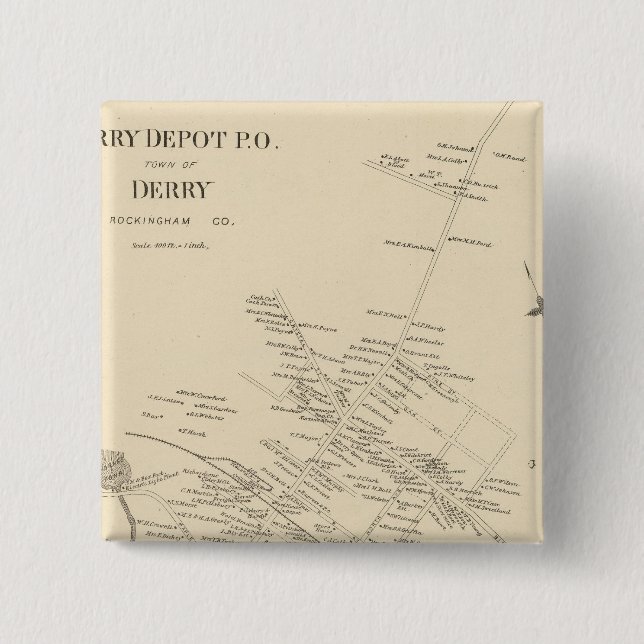 Derry Depot PO Button (Vorderseite)