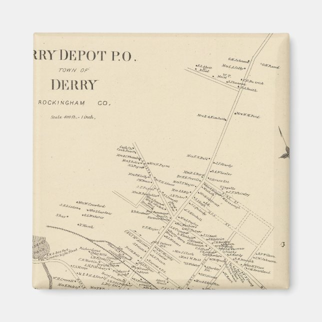 Derry Depot PO Magnet (Vorne)