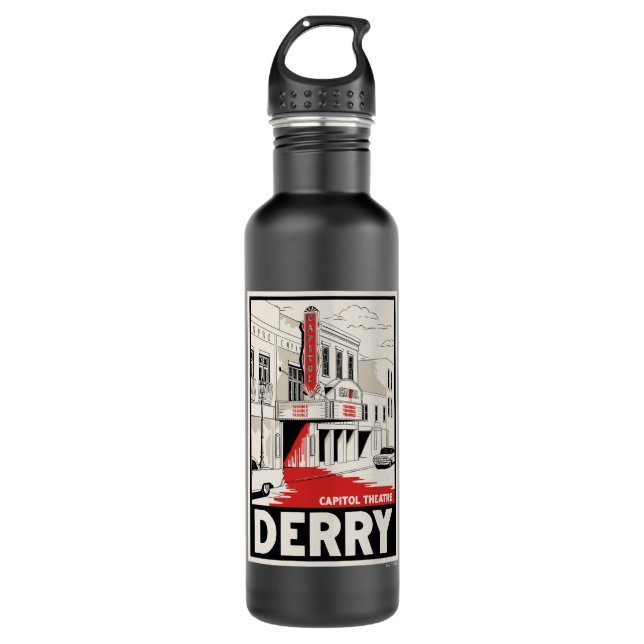 Derry Hauptstadt Theater Edelstahlflasche (Vorderseite)