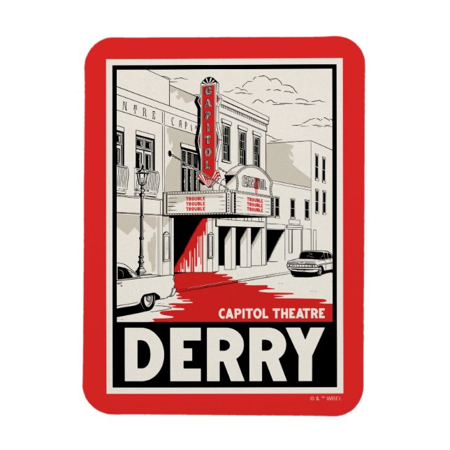 Derry Hauptstadt Theater Magnet (Vertikal)