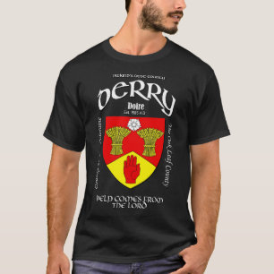 Derry Ireland Irish Wappen Coat of Arms T-Shirt