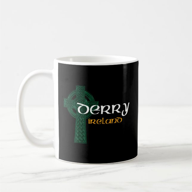 Derry Ireland Landkreis Celtic Gaelic Football and Kaffeetasse (Links)