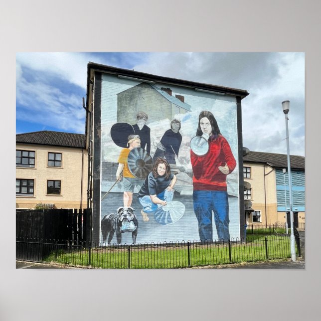 Derry/Londonderry Nordirland Die Probleme Poster (Vorne)
