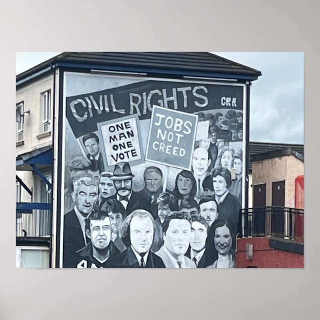 Derry/Londonderry Nordirland Die Probleme Poster (Vorne)