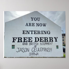 Derry/Londonderry Nordirland Europa Poster