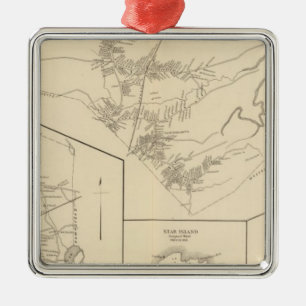 Derry, Seabrook, Rye Ornament Aus Metall