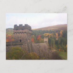 Derwent Reservoir, Peak District Postcard Postkarte