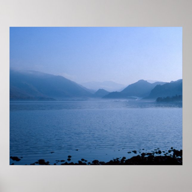 Derwent Water Cumbria England Card Poster (Vorne)