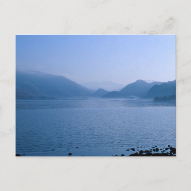 Derwent Water Cumbria England Card Poster Plaque C Postkarte (Vorderseite)