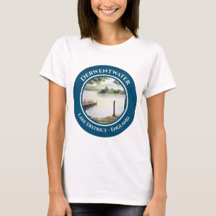 Derwent Water Keswick England Aquarellmalerei T-Shirt