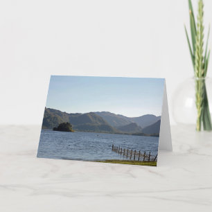Derwent Water Lake District Cumbria England Dankeskarte