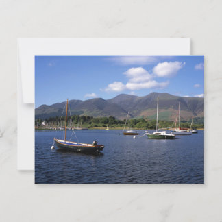 Derwent Water und Skiddaw Postkarte