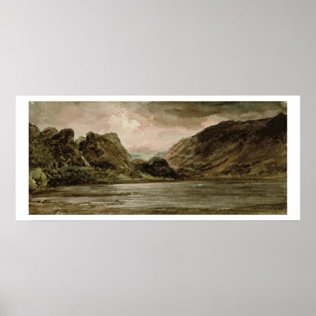 Derwentwater, Cumberland, c.1806 Poster (Vorne)