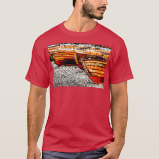 Derwentwater Wooden Ruderboote T-Shirt