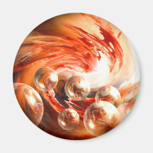 Derzeit Abstrakt Magnet