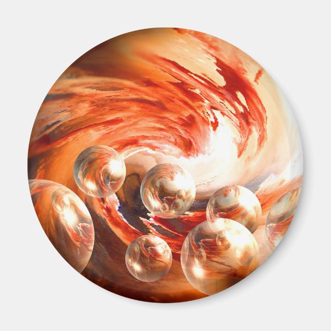 Derzeit Abstrakt Magnet (Vorne)